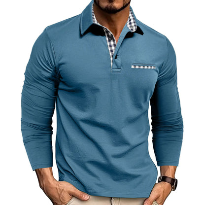 Marivelle™ | Classic Long Sleeve Polo Shirt