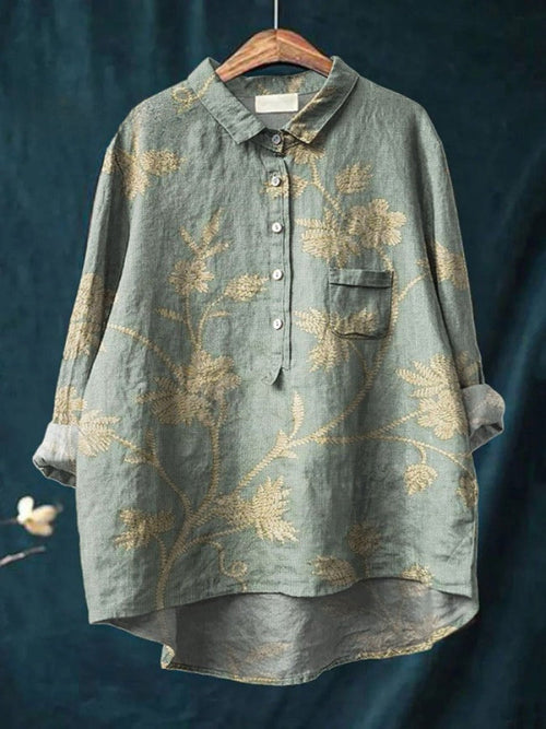 Fiora™ | Timeless Linen Fantasy Top