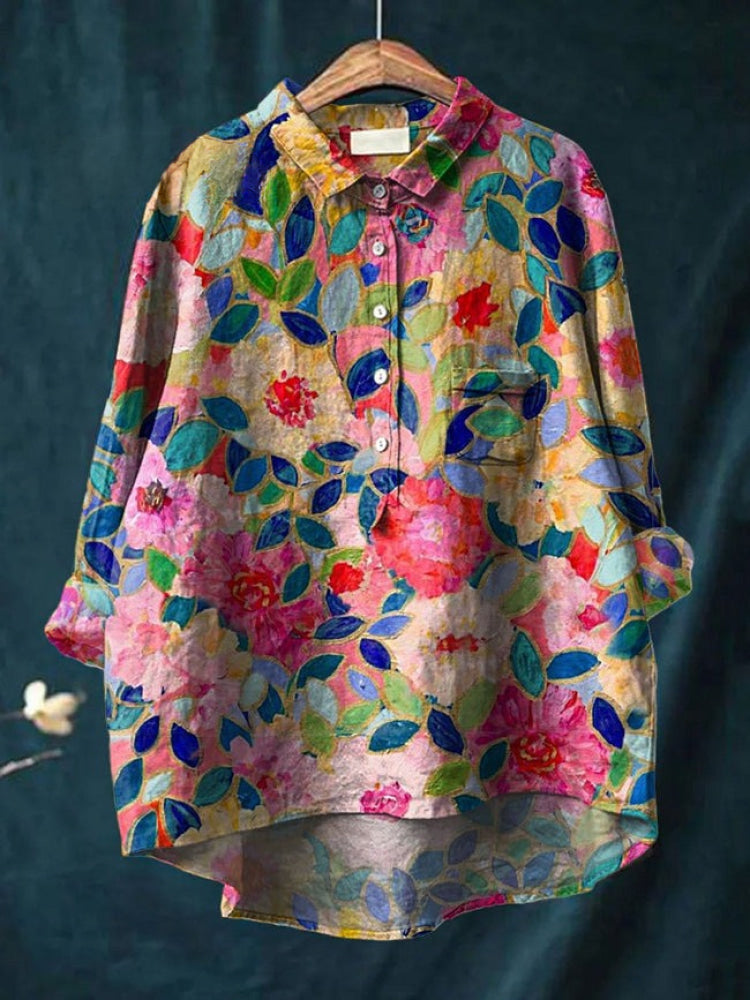 Fiora™ | Timeless Linen Fantasy Top