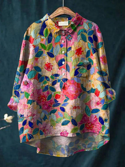 Fiora™ | Timeless Linen Fantasy Top