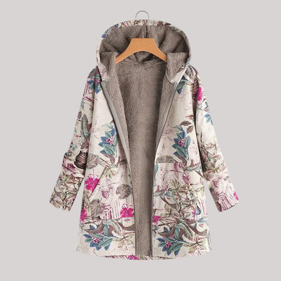 Maison Bennett | Warm, soft lined knitted jacket parka