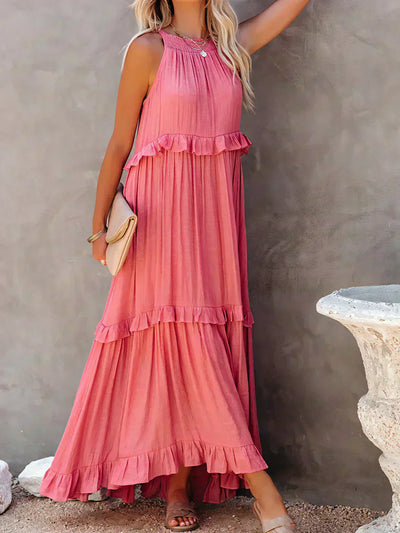 ANNETA | ELEGANT DRESS WITH FRILLS