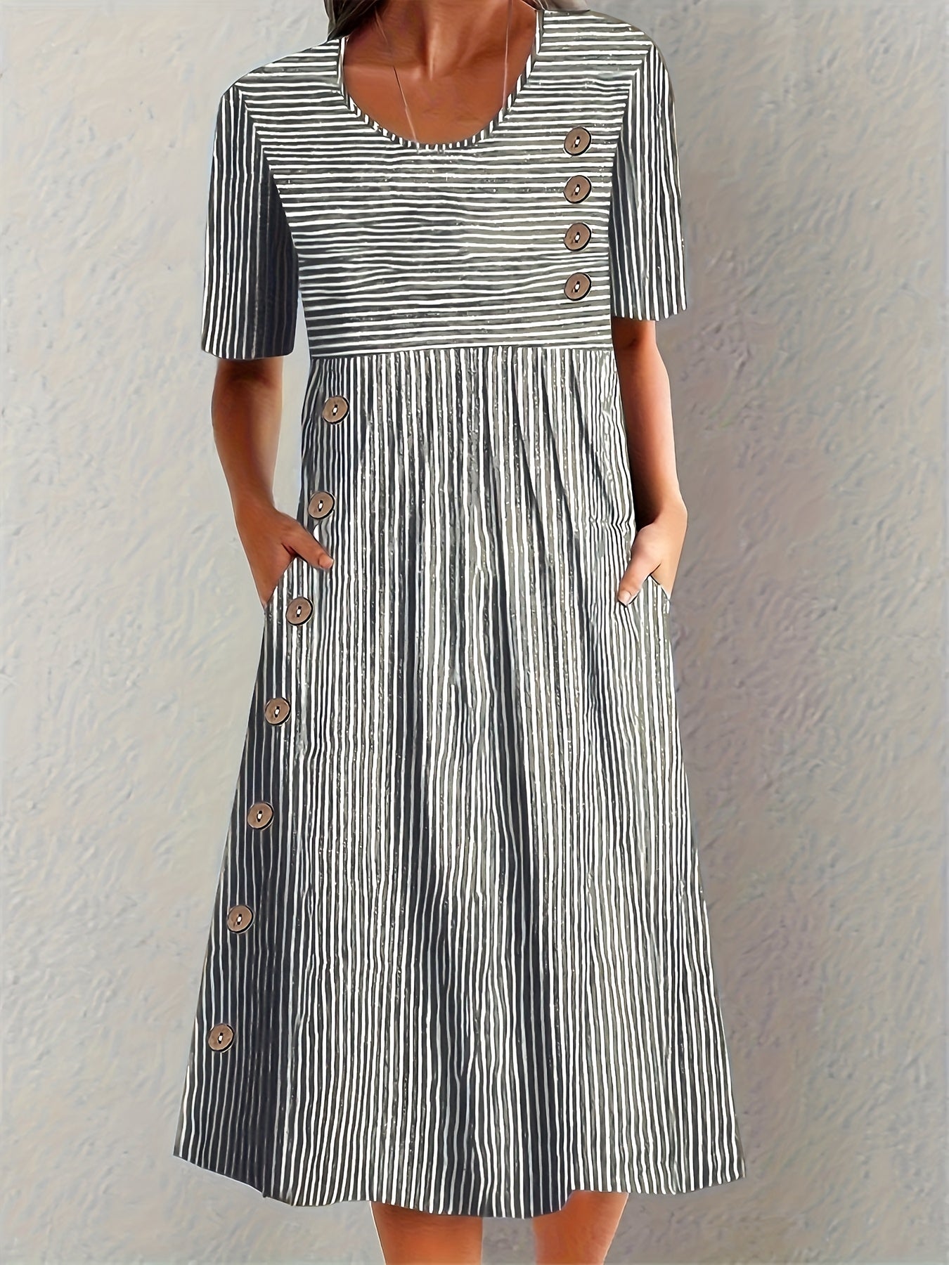 SILVIA | STRIPED SUMMER DRESS