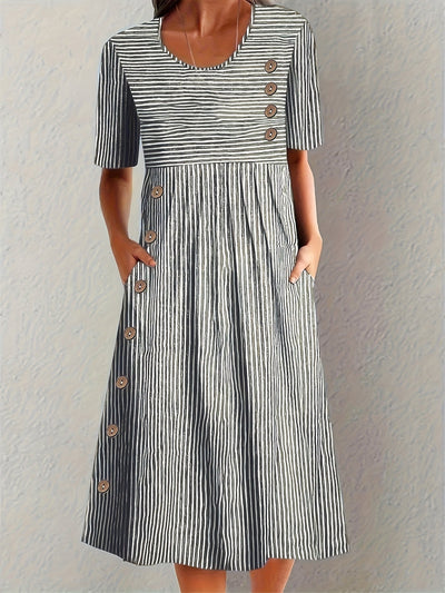 SILVIA | STRIPED SUMMER DRESS