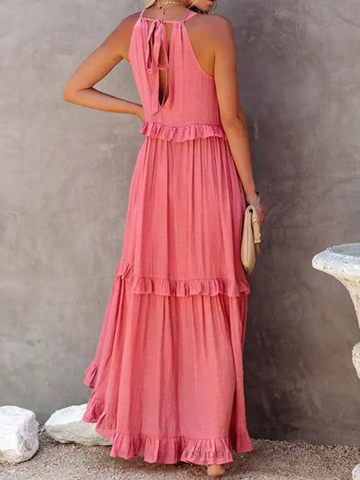 ANNETA | ELEGANT DRESS WITH FRILLS