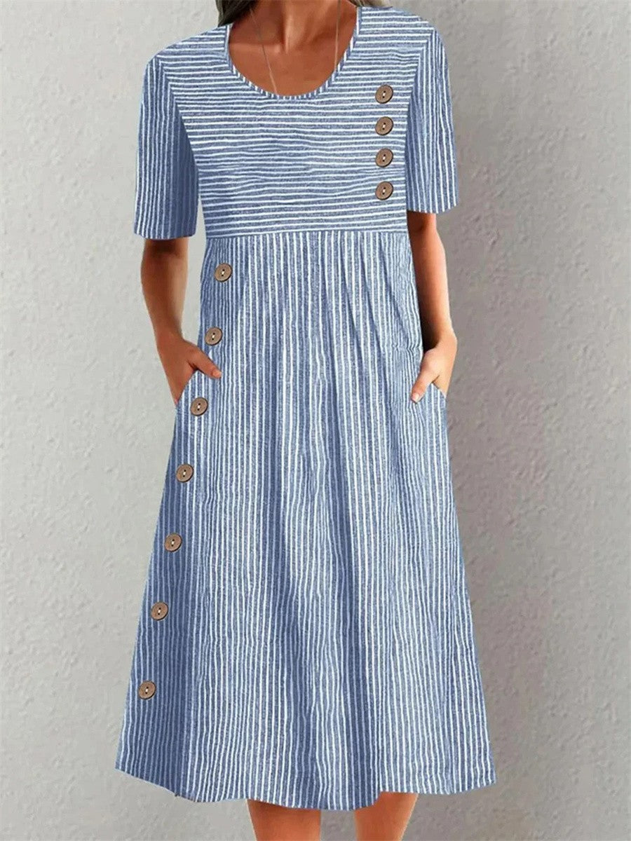 SILVIA | STRIPED SUMMER DRESS