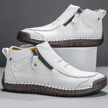 Dumont - Stylish and Orthpedic Men's Zip-Up Shoes