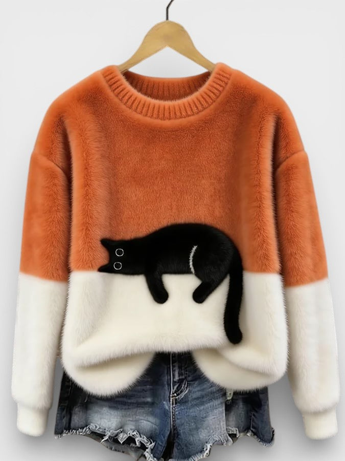 Luna™ | Cat Print Hoodie