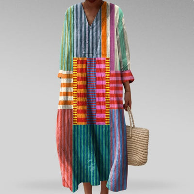BEATRICE | ELEGANT DRESS WITH PRINT