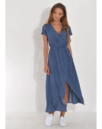 ELVINA | ELEGANT V-NECK DRESS