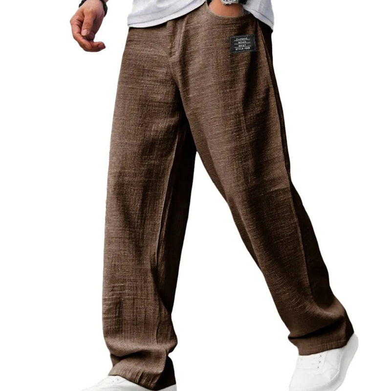 Gary | Lightweight Straight-Leg Trousers