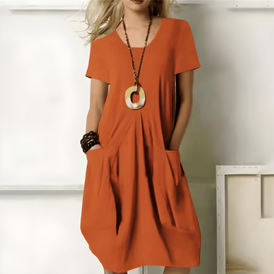 WILLOW | ELEGANT DRESS WITH BELLY COVERAGE