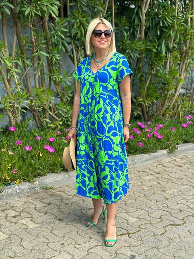 MALIA | ELEGANT DRESS WITH FLOWER PRINT