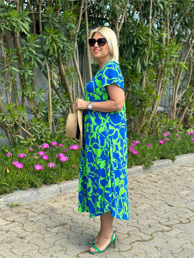 MALIA | ELEGANT DRESS WITH FLOWER PRINT