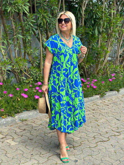 MALIA | ELEGANT DRESS WITH FLOWER PRINT