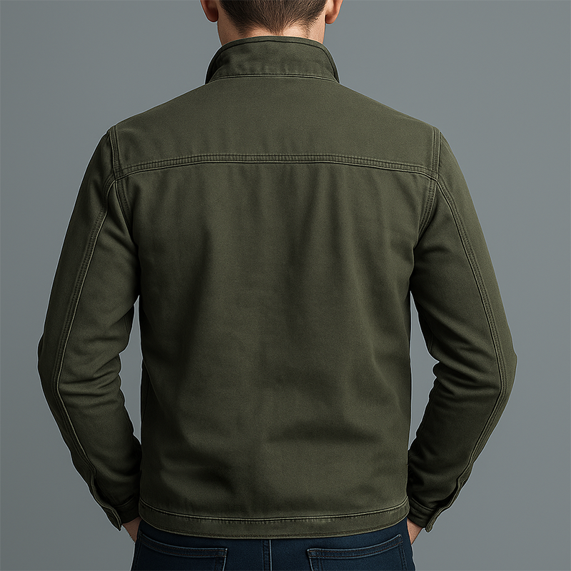 Dean - Vintage Cotton Zip Jacket